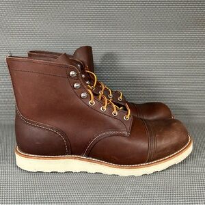 Red Wing #8088 Iron Ranger Traction Tred Brown Leather Men Size 12 D Made in USA